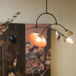 Calibra Mobile Chandelier – Modern Kinetic Glass Pendant Light for Dining Room