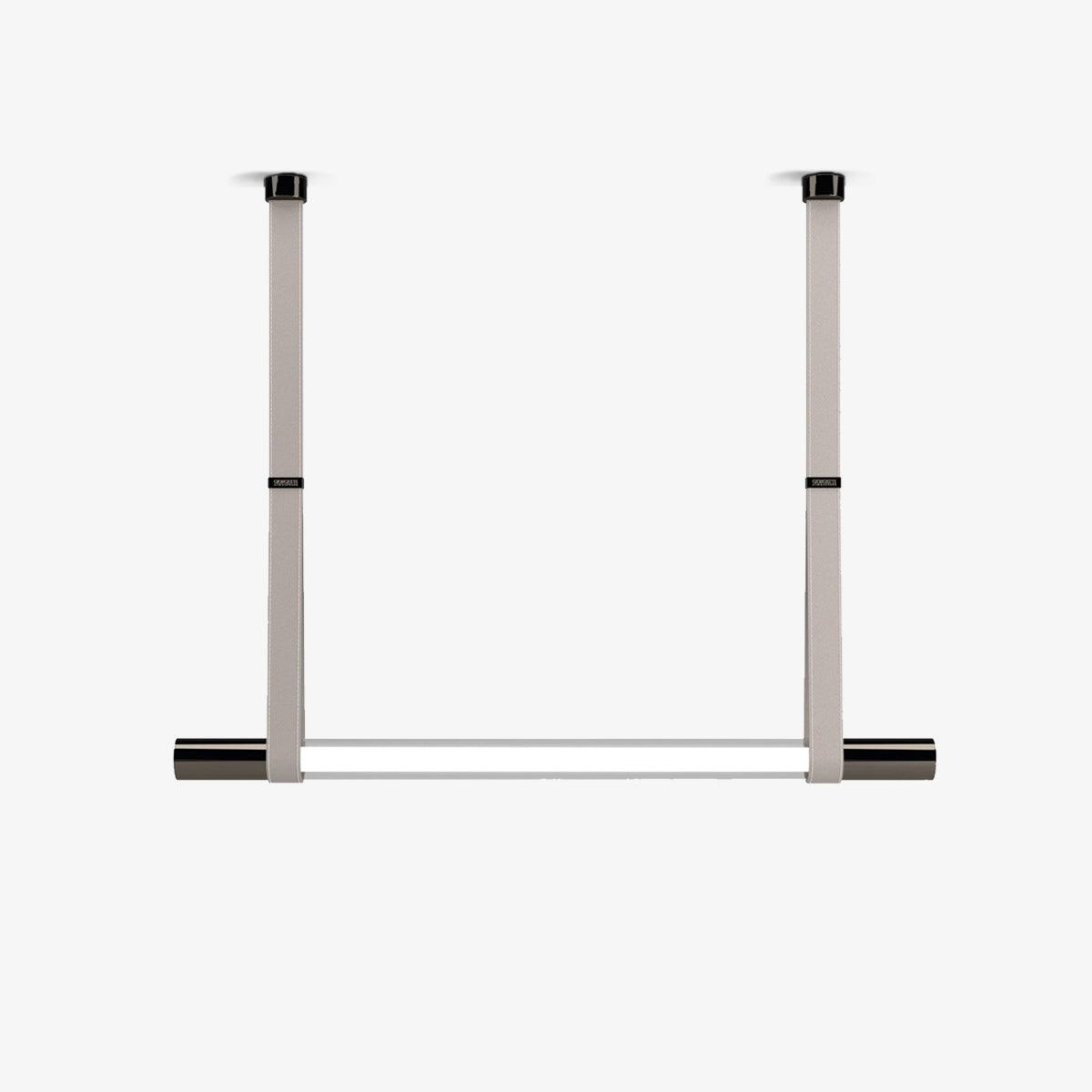 Calm Pendant Light – Modern Glass & Leather Hanging Lamp for Dining and Living Spaces