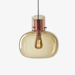 Cambre Glass Pendant Light – Modern Designer Hanging Lamp for Kitchen Island