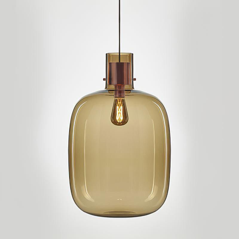 Cambre Glass Pendant Light – Modern Designer Hanging Lamp for Kitchen Island