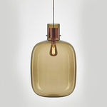 Cambre Glass Pendant Light – Modern Designer Hanging Lamp for Kitchen Island