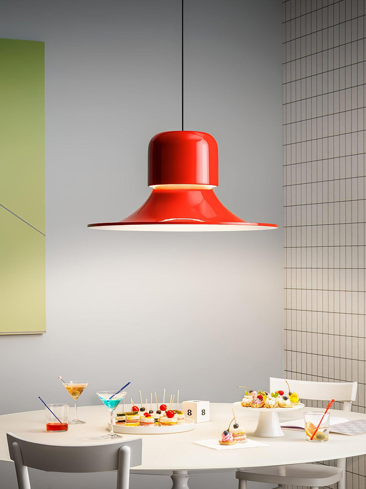 Campana LED Pendant Light in Aluminum for Modern Interiors