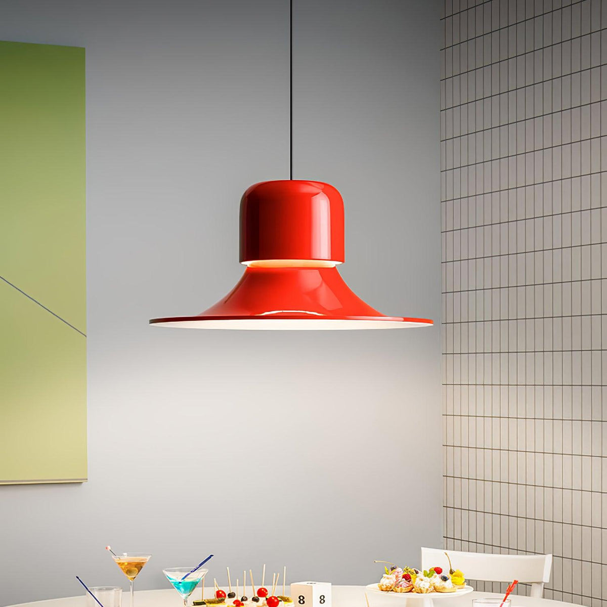 Campana LED Pendant Light in Aluminum for Modern Interiors