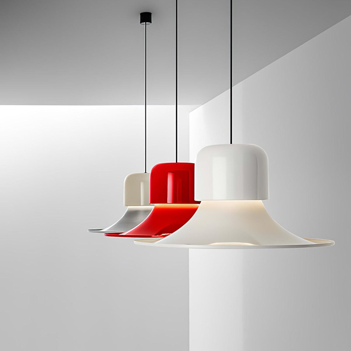 Campana LED Pendant Light in Aluminum for Modern Interiors