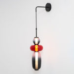 Candied Glass Wall Sconce – Hand-Blown Art Glass LED Wall Light