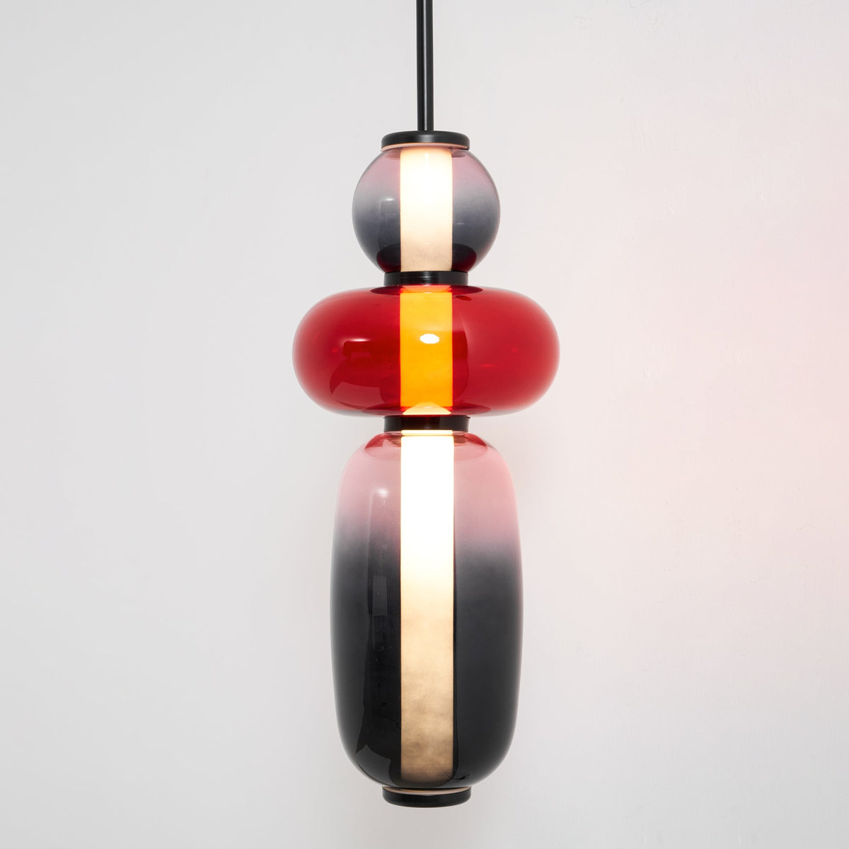 Candied Glass Wall Sconce – Hand-Blown Art Glass LED Wall Light