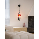 Candied Glass Wall Sconce – Hand-Blown Art Glass LED Wall Light