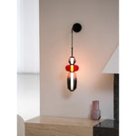Candied Glass Wall Sconce – Hand-Blown Art Glass LED Wall Light