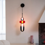 Candied Glass Wall Sconce – Hand-Blown Art Glass LED Wall Light