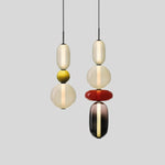 Candied Glass Combo Pendant Light – Artisan LED Multi-Shade Chandelier