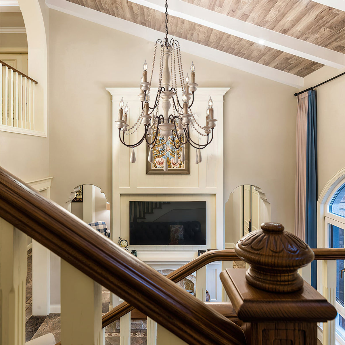 candle-style-beaded-chandelier