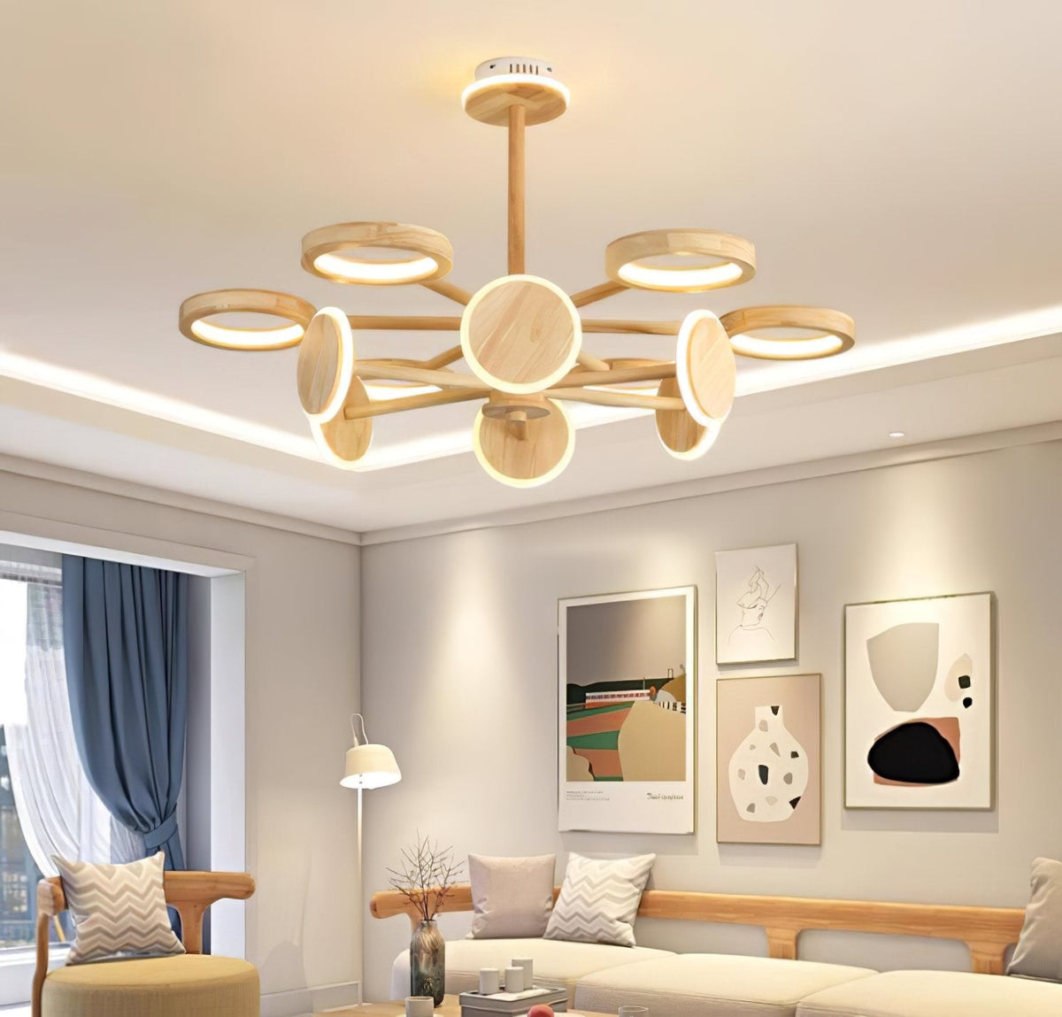 Carlin Log Chandelier