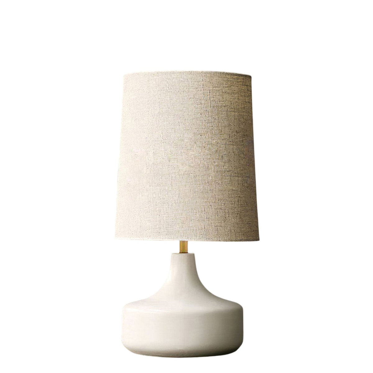 Caroline Ceramic Table Lamp – Sculptural Bedside Lighting in Cream or Grey-Green