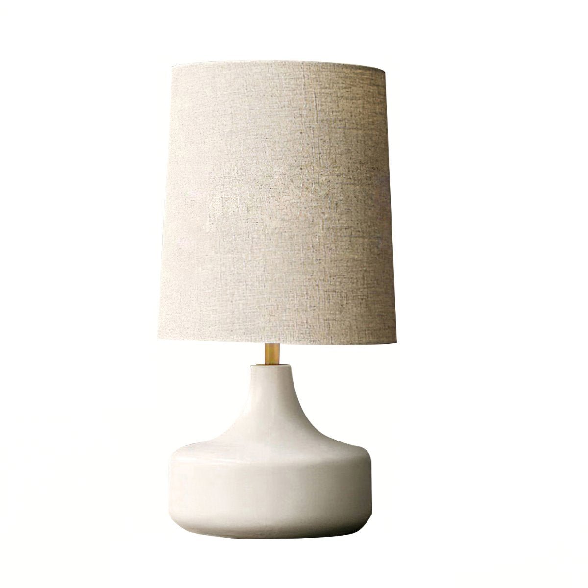 Caroline Ceramic Table Lamp – Sculptural Bedside Lighting in Cream or Grey-Green