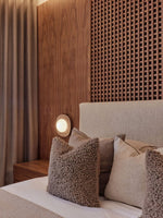 Carrara Cusp Marble Wall Sconce with Opal Glass Sphere