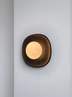 Carrara Cusp Marble Wall Sconce with Opal Glass Sphere