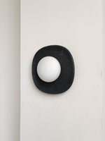 Carrara Cusp Marble Wall Sconce with Opal Glass Sphere