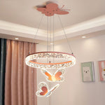 Lumière Butterfly Acrylic Pendant Light – Designer LED Ceiling Lamp for Kids' Rooms
