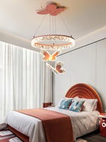 Lumière Butterfly Acrylic Pendant Light – Designer LED Ceiling Lamp for Kids' Rooms