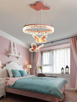 Lumière Butterfly Acrylic Pendant Light – Designer LED Ceiling Lamp for Kids' Rooms
