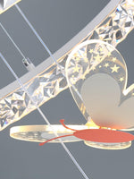 Lumière Butterfly Acrylic Pendant Light – Designer LED Ceiling Lamp for Kids' Rooms