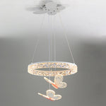 Lumière Butterfly Acrylic Pendant Light – Designer LED Ceiling Lamp for Kids' Rooms