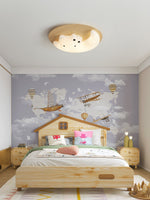 Cartoon Moon Cat Ceiling Lamp