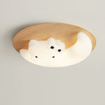 Cartoon Moon Cat Ceiling Lamp