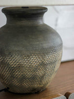 Carved Ceramic Table Lamp