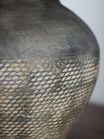 Carved Ceramic Table Lamp