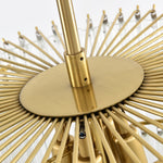 Cascada Spiral Clear Glass Chandelier for Staircases and Foyers