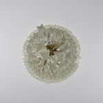 Cascada Spiral Clear Glass Chandelier for Staircases and Foyers