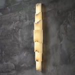Cascading Alabaster Wall Sconce | Modern LED Wall Light