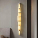 Cascading Alabaster Wall Sconce | Modern LED Wall Light