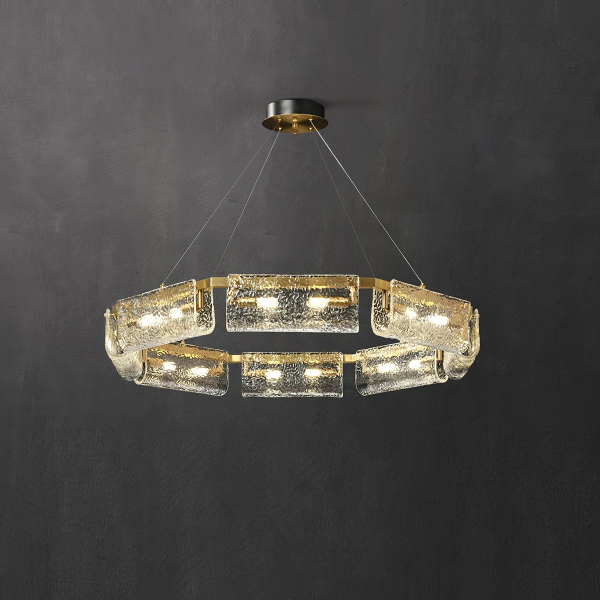 Casper Oval Tube Chandelier
