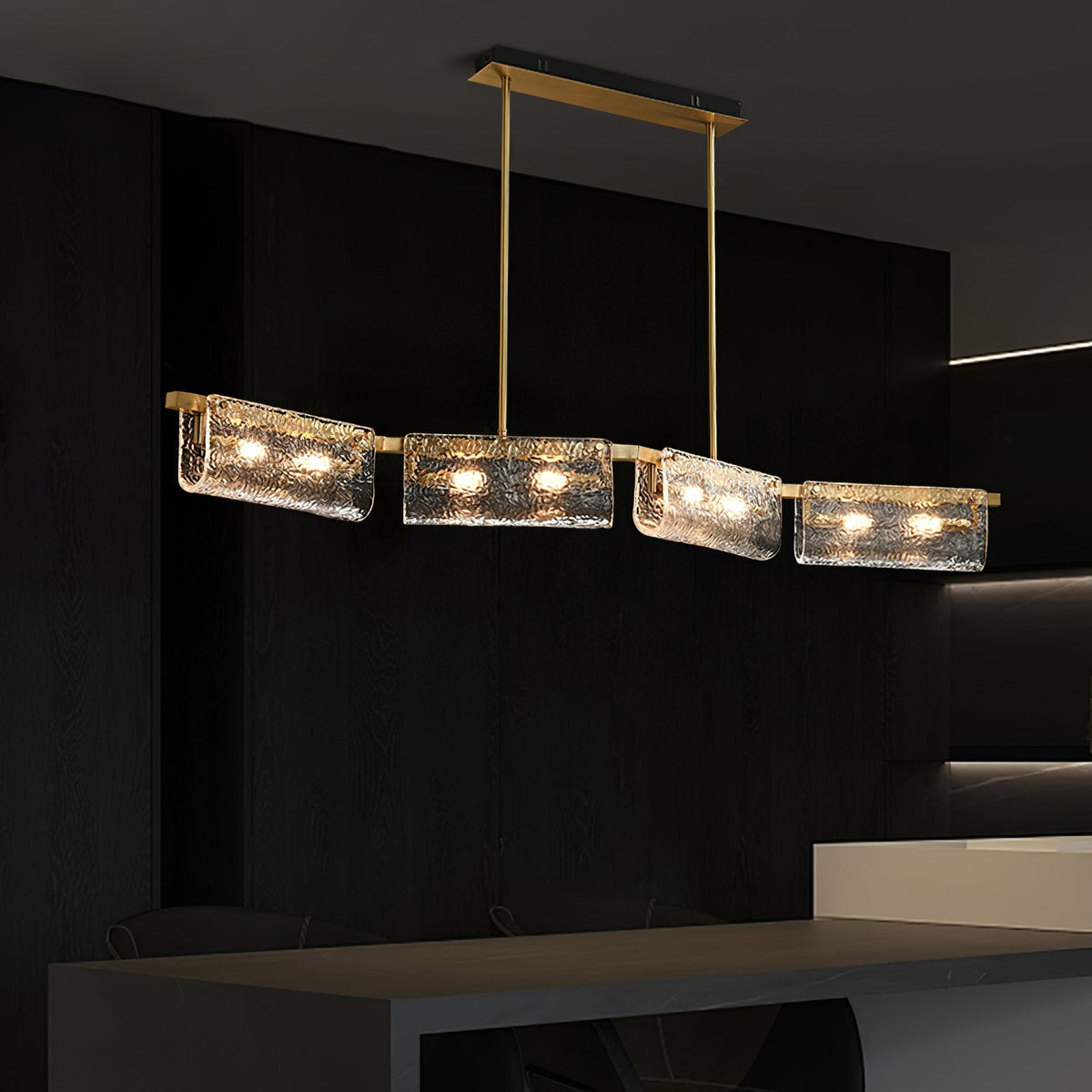 Casper Oval Tube Chandelier