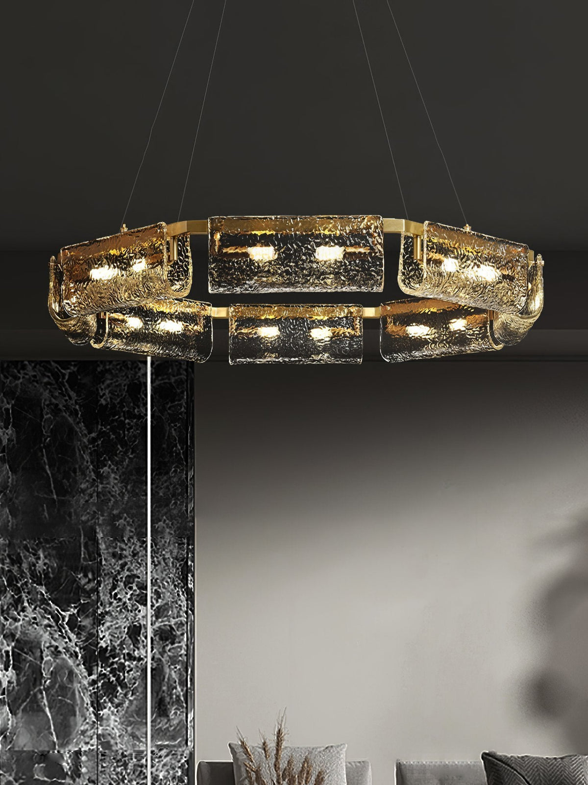 Casper Oval Tube Chandelier