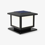 Cassian Solar Post Light – Modern Geometric Outdoor Lamp for Gardens & Pathways
