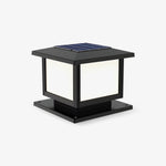 Cassian Solar Post Light – Modern Geometric Outdoor Lamp for Gardens & Pathways