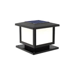 Cassian Solar Post Light – Modern Geometric Outdoor Lamp for Gardens & Pathways