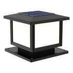 Cassian Solar Post Light – Modern Geometric Outdoor Lamp for Gardens & Pathways