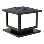 Cassian Solar Post Light – Modern Geometric Outdoor Lamp for Gardens & Pathways
