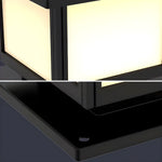 Cassian Solar Post Light – Modern Geometric Outdoor Lamp for Gardens & Pathways