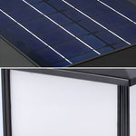 Cassian Solar Post Light – Modern Geometric Outdoor Lamp for Gardens & Pathways