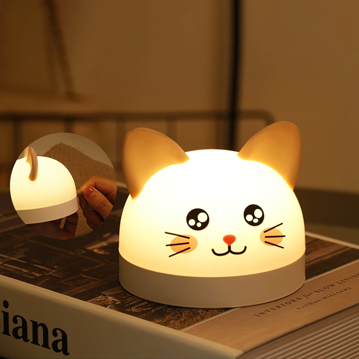 cat-mouse-clock-night-light