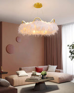Cat Ear Feather Pendant Light