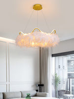 Cat Ear Feather Pendant Light