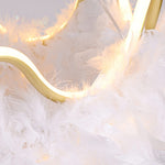 Cat Ear Feather Pendant Light
