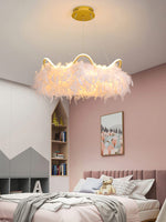 Cat Ear Feather Pendant Light