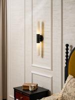 Cavoya Natural Alabaster Wall Sconce with Dual-Ended LED Glow